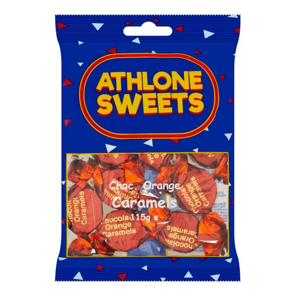 Choc. Orange Caramels 115g Athlone Sweets